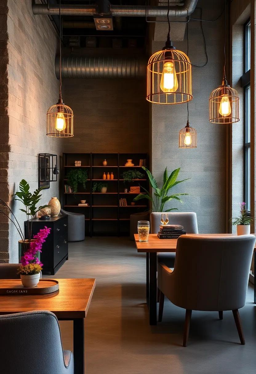 Versatile Workspace Lighting: use portable ⁣cage fixtures on desks or work ⁢tables for‍ an inspiring workspace that combines utility with style
