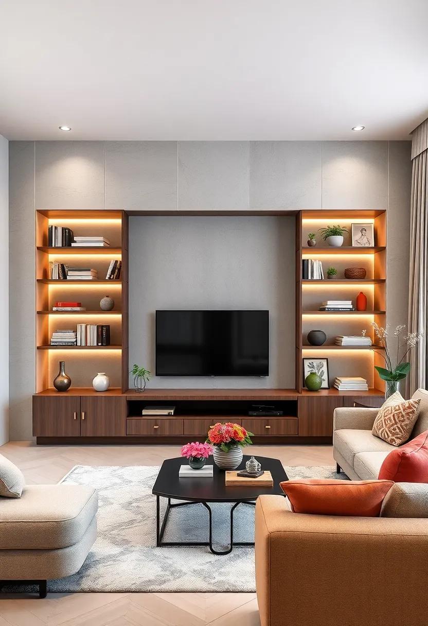 Embracing⁢ Functionality: The Practical Benefits of Built-In ​Media Shelves