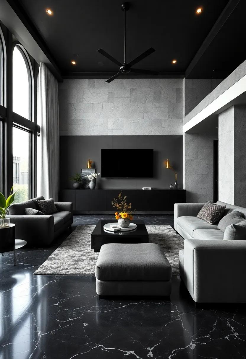 Contrast with ⁢White:⁢ Introduce ​small white⁣ accents to​ brighten the room and create a striking contrast ⁢without losing the luxurious feel