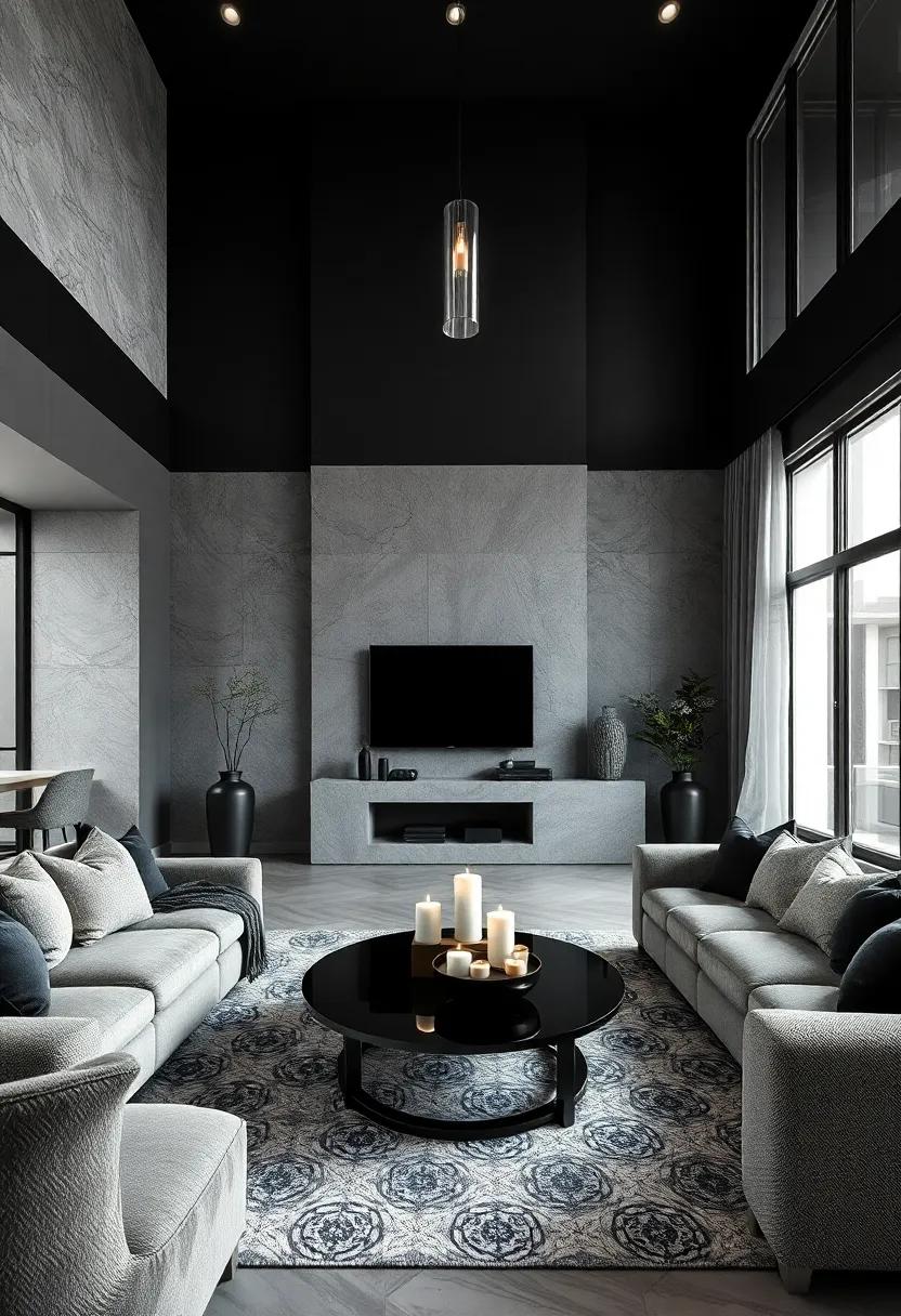 Bold Artwork: ⁣Select large-scale black-and-white artwork that ⁤acts as a focal⁣ point, adding personality while ‌maintaining the⁣ monochrome theme