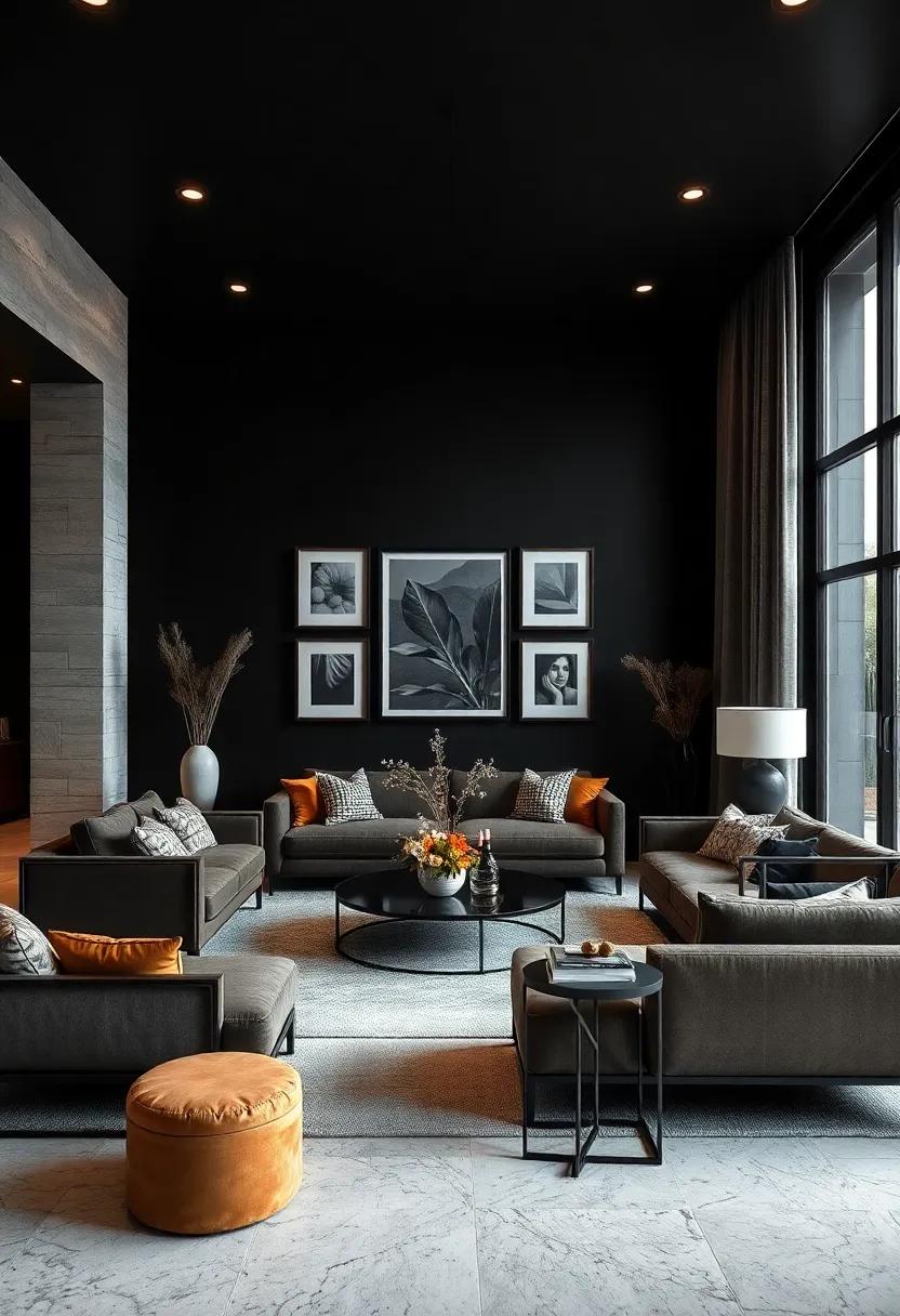 personal Touches: Curate a few personal‍ elements, such as ​framed photographs in black frames, to inject warmth and ⁣a sense of home into the elegant space