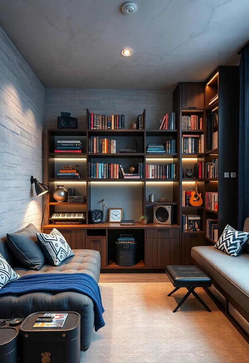 Music Bookshelf: Curate a special bookshelf⁤ area for music-related books, biographies ⁤of artists, or songbooks that inspire him