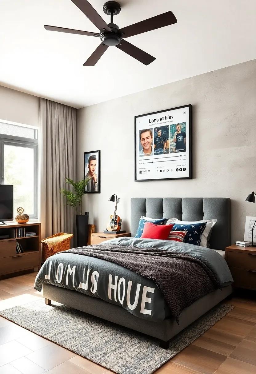 Personalized Playlist Wall ‌Art: Commission a piece of wall art with a⁢ QR code linking to a favorite‌ playlist for an interactive decor element