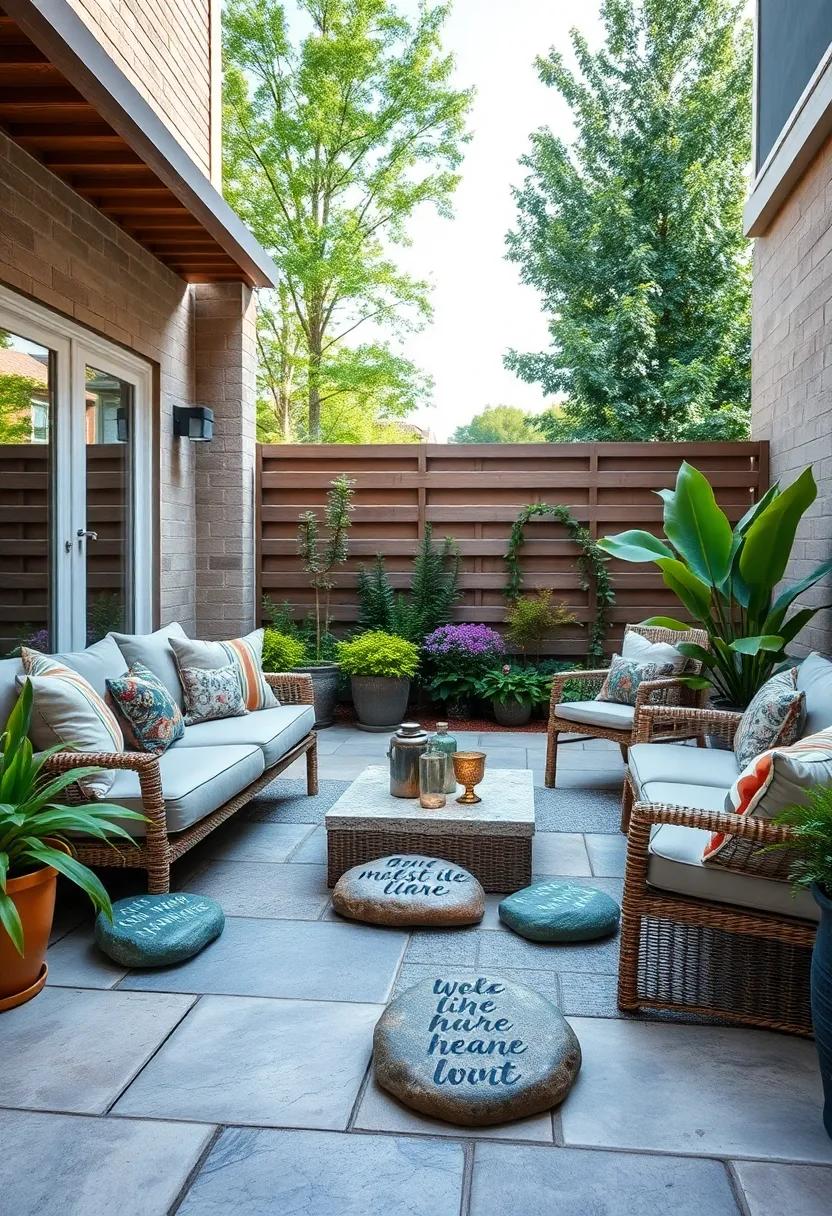 Inspirational ‍Quote Stones: Paint inspirational quotes‌ on ‌stones‌ and ‍scatter them​ throughout your garden, ⁢offering uplifting⁢ messages ⁣and add a personal touch