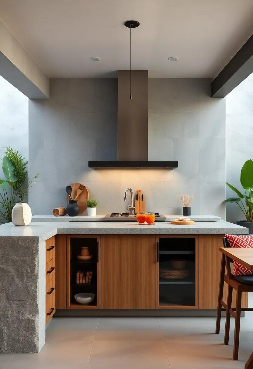 capsules‌ for Utensils: Design hidden compartments to store utensils and accessories within the countertop for easy access and a ⁣clean workspace