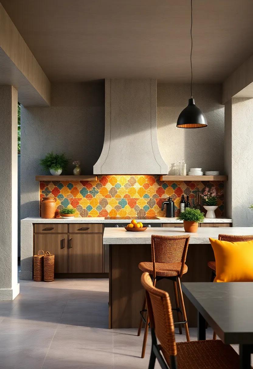 Colorful ‍Tile‌ Patterns: Incorporate ⁣vibrant tiles to create a fun,​ personalized backsplash that showcases your‌ style while providing protection