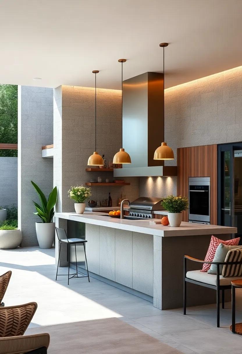 Island⁣ Ventilation: Implement a counter with integrated⁤ ventilation for grilling, ensuring ​smoke ⁣and odors are‍ effectively managed
