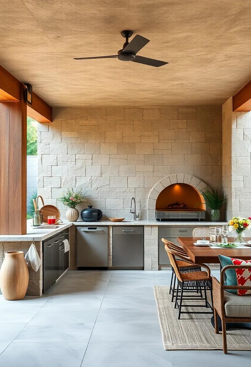 Outdoor Pizza Oven: Create⁤ a dedicated space for a wood-fired pizza oven, allowing for delicious homemade meals that entertain friends and family