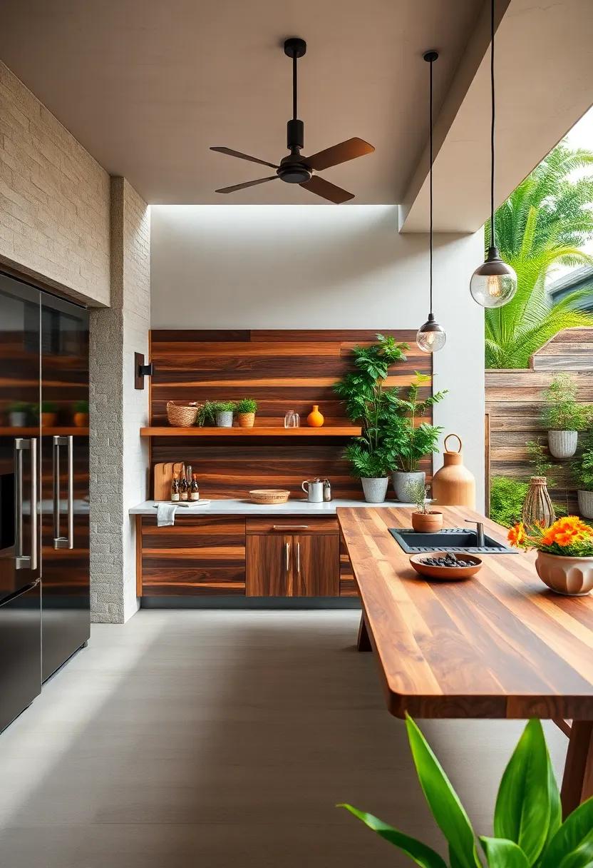 Reclaimed Wood Charm: Opt for reclaimed ⁢wood countertops for a warm, eco-friendly aesthetic that ​tells a story and⁢ adds ⁢character