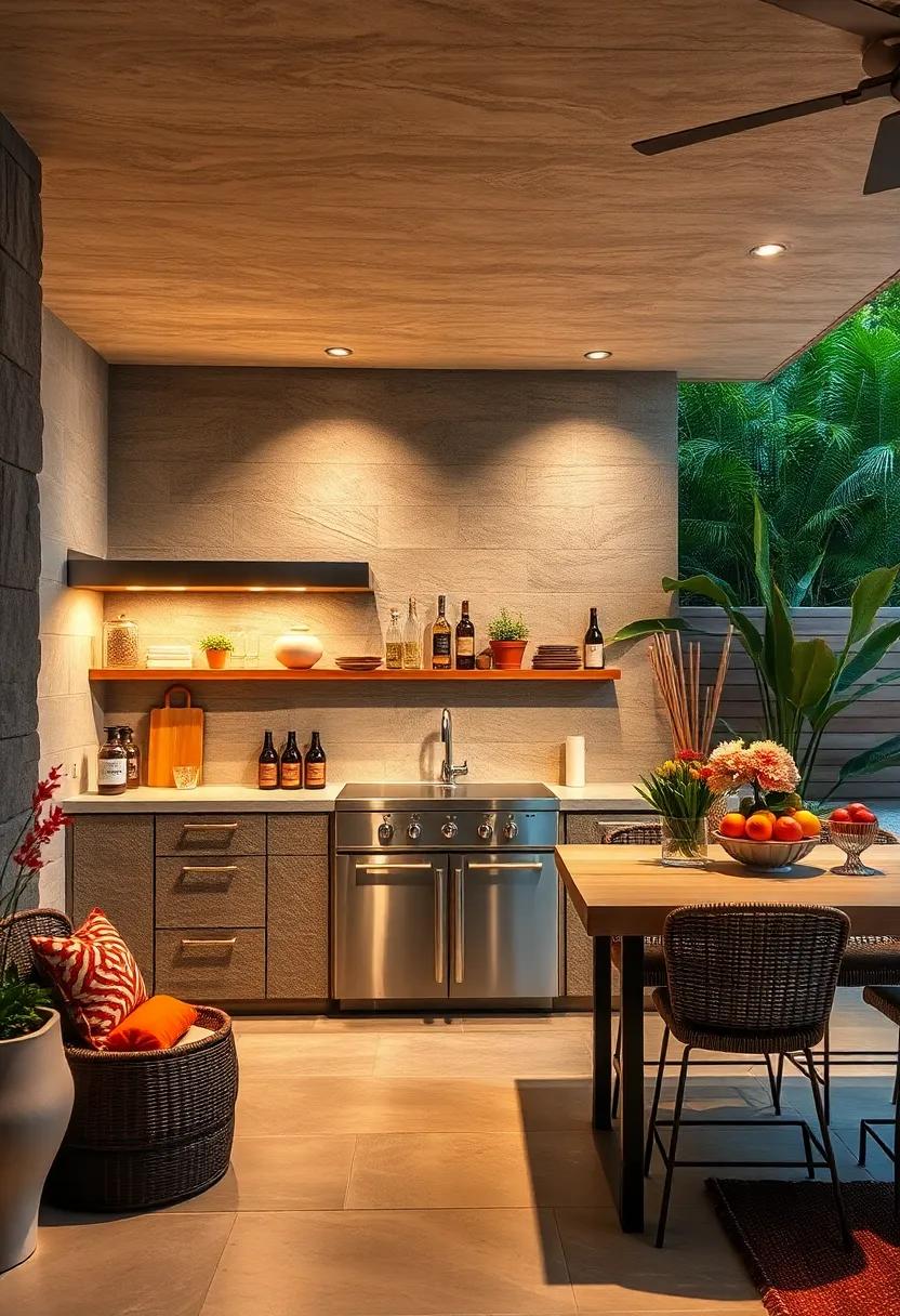 sleek⁢ Stainless Steel: Choose stainless ⁣steel for a modern look that's easy to clean and highly durable against outdoor elements