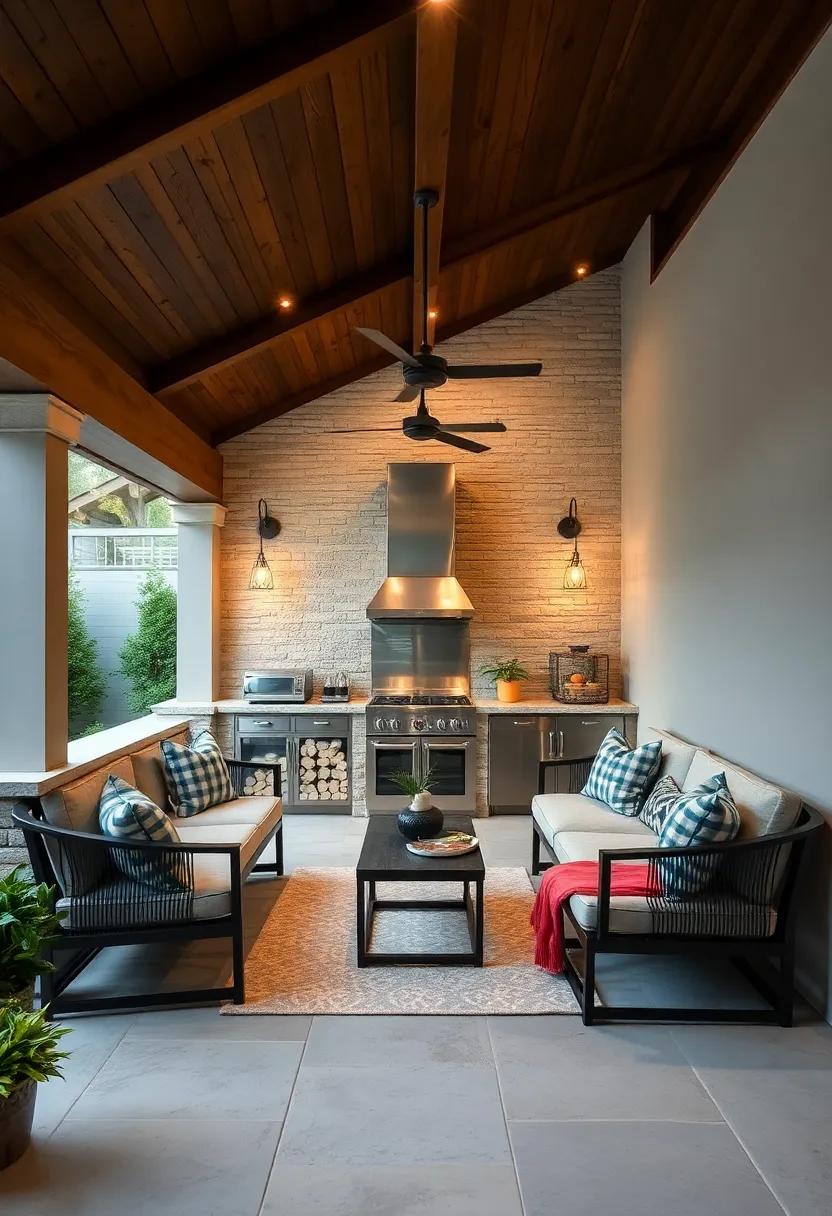 Stylish Built-in Seating: create functional seating by integrating⁤ built-in ‍benches around your patio for space-saving efficiency