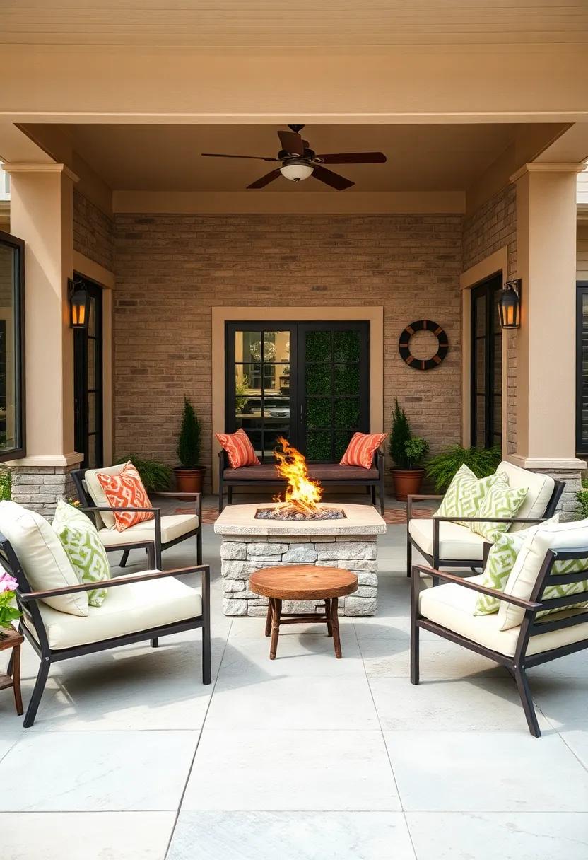 Decorative⁣ Pillows: Introduce pops of color and​ personality to your seating‍ areas with outdoor pillows, offering comfort ‍while allowing you ⁣to ⁣showcase your style