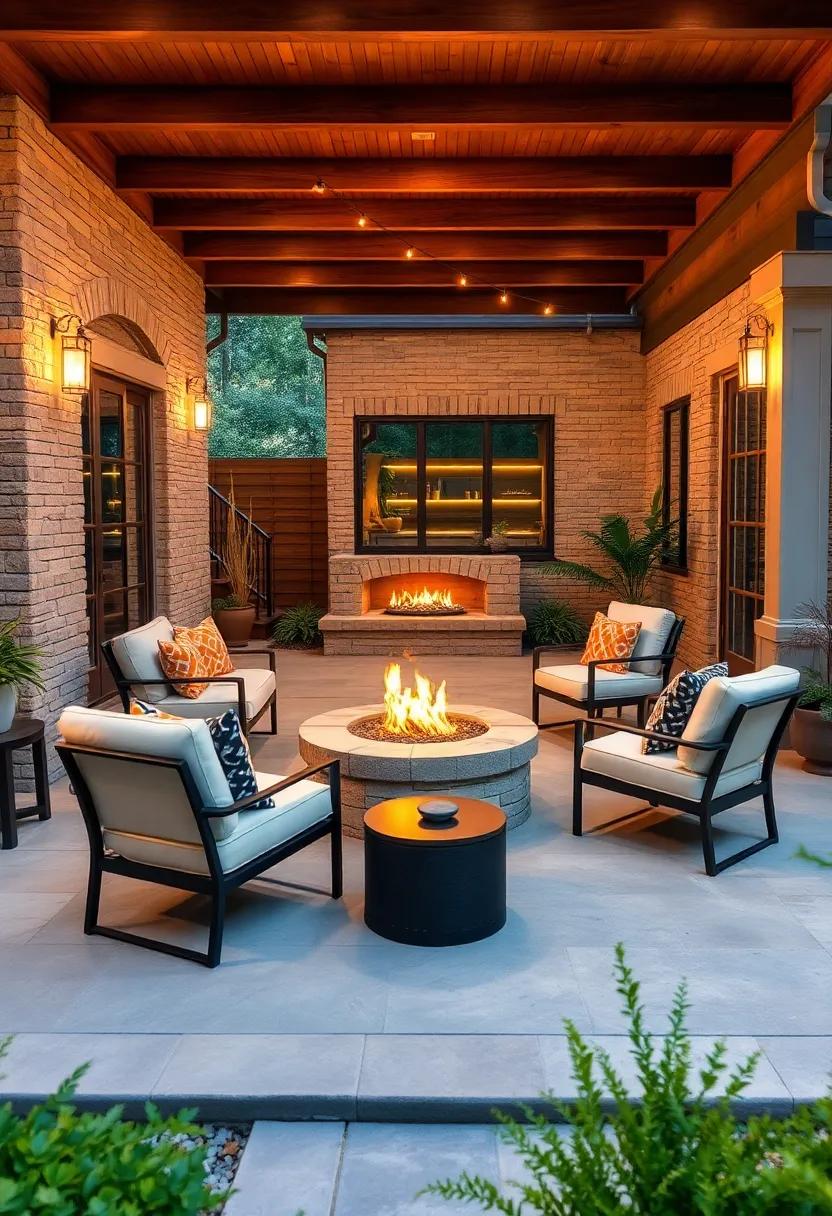 Fire-Safe Seating: Consider fire-safe furniture options⁢ that allow you to enjoy your fire pit without worry, merging ​safety with style ‌seamlessly
