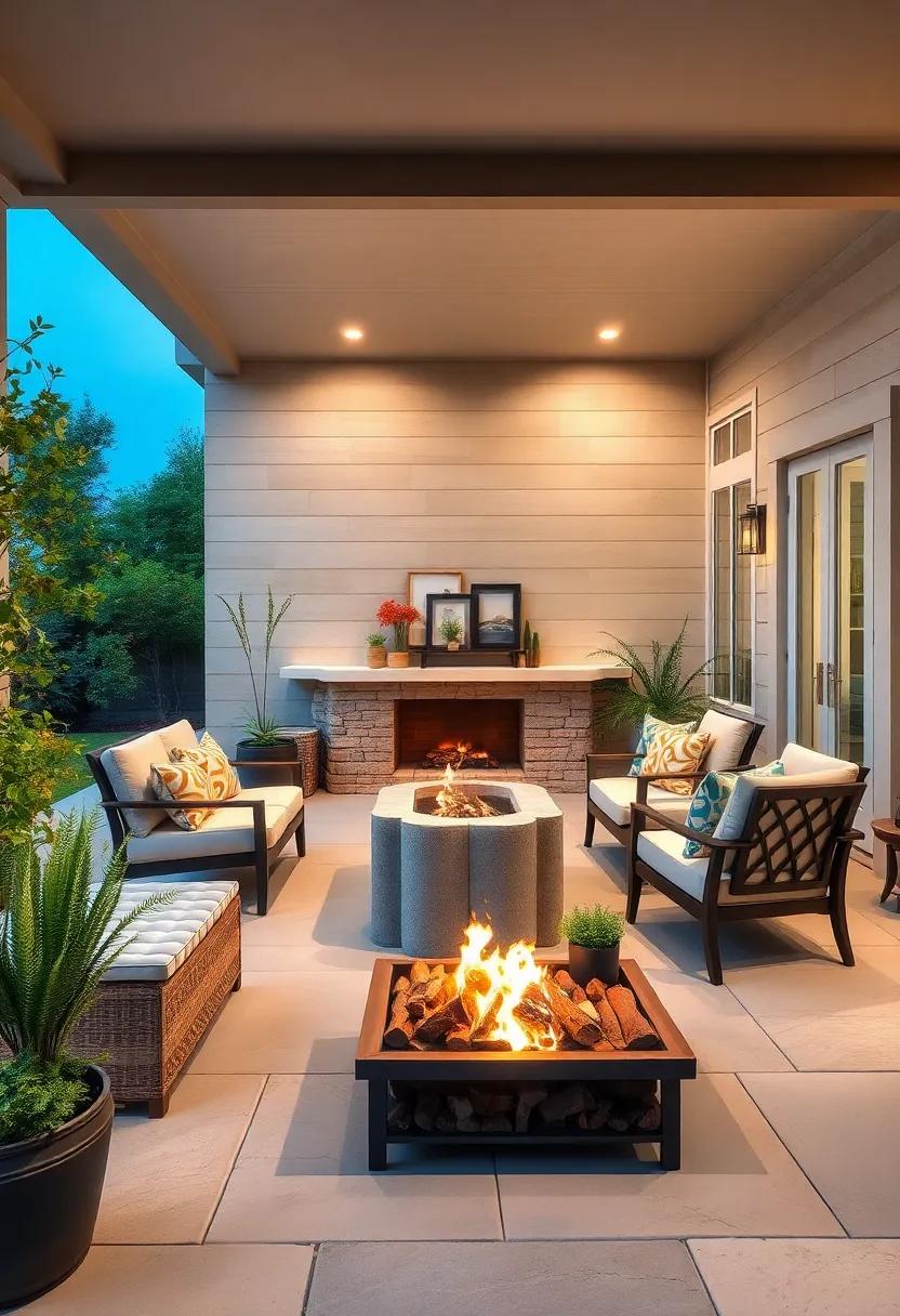 Firewood Storage: Keep things tidy and organized ⁣with a ‍stylish firewood storage solution that complements your‍ fire ​pit and adds rustic charm to your space