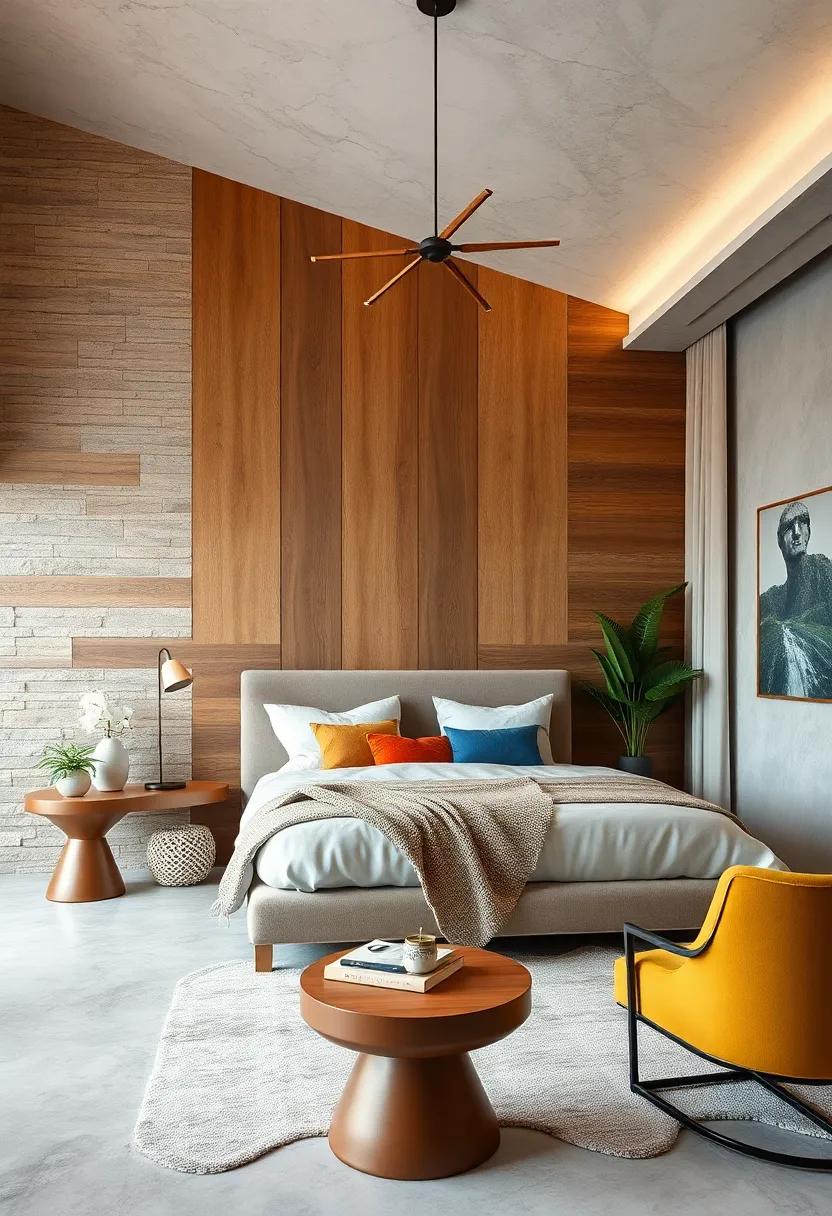 Discover the art of layering wall textures in a ⁢chic bedroom,from ⁣wood paneling to plaster,creating depth and a luxurious feel in a cozy retreat