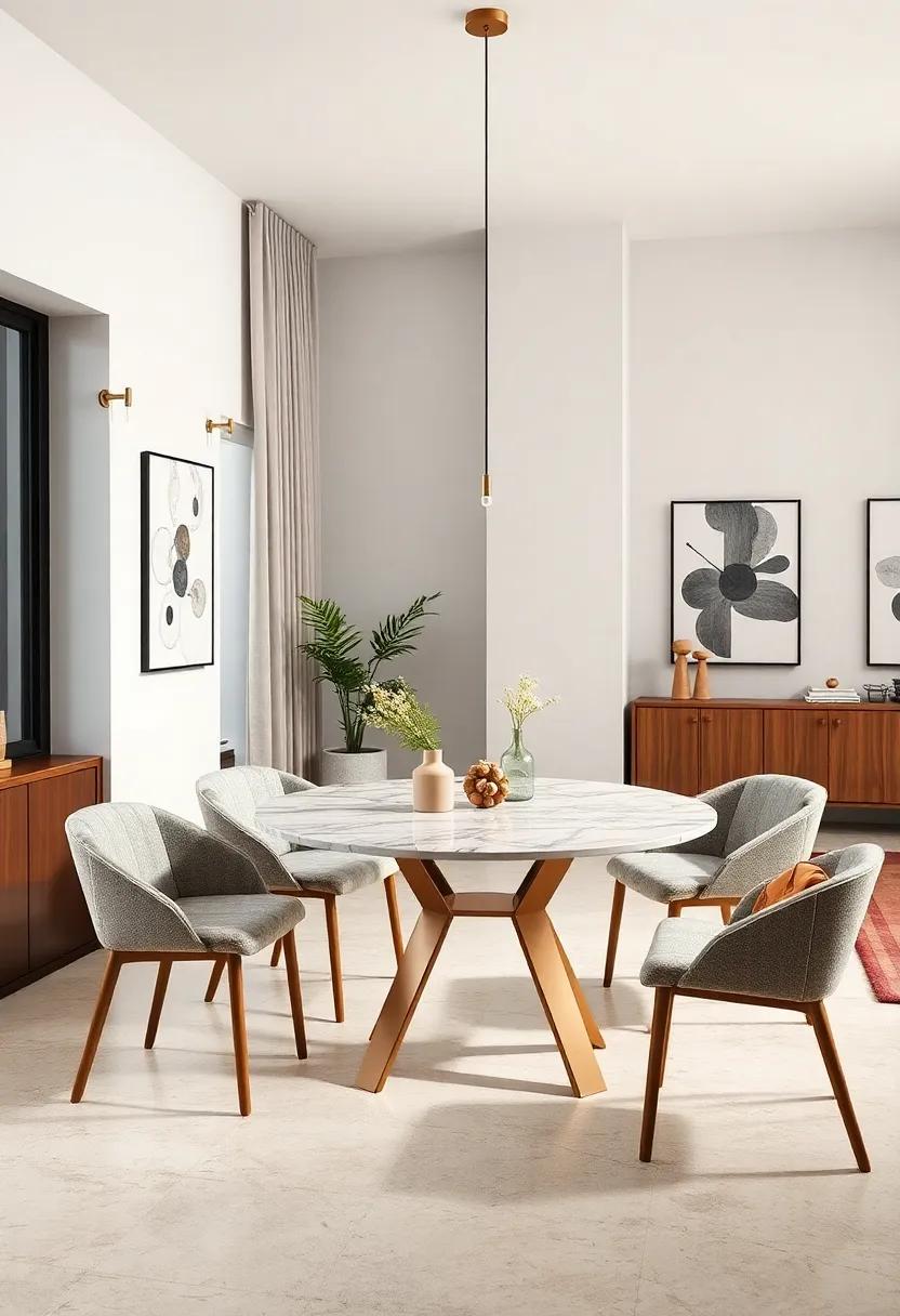 Elegant Marble ​Top Tables Offering Sophistication in Small Packages