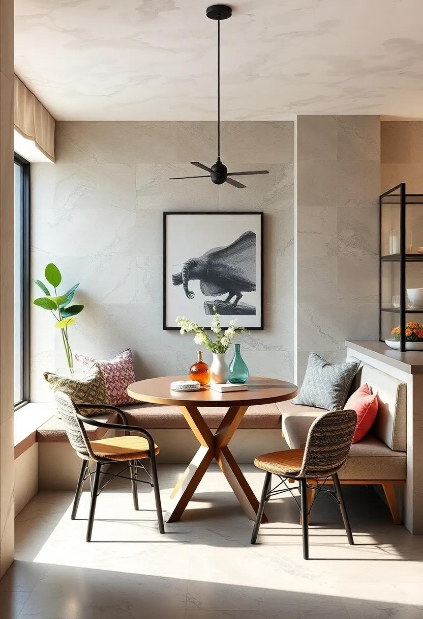 Kitchen Nooks​ Designed Around Small Dining Tables for Enhanced Family Connection