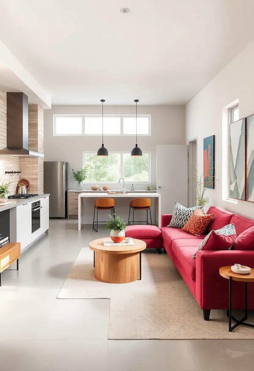 Embrace a‍ Minimalist Aesthetic: simplify your kitchen and living room with clean lines and understated decor for an airy feel