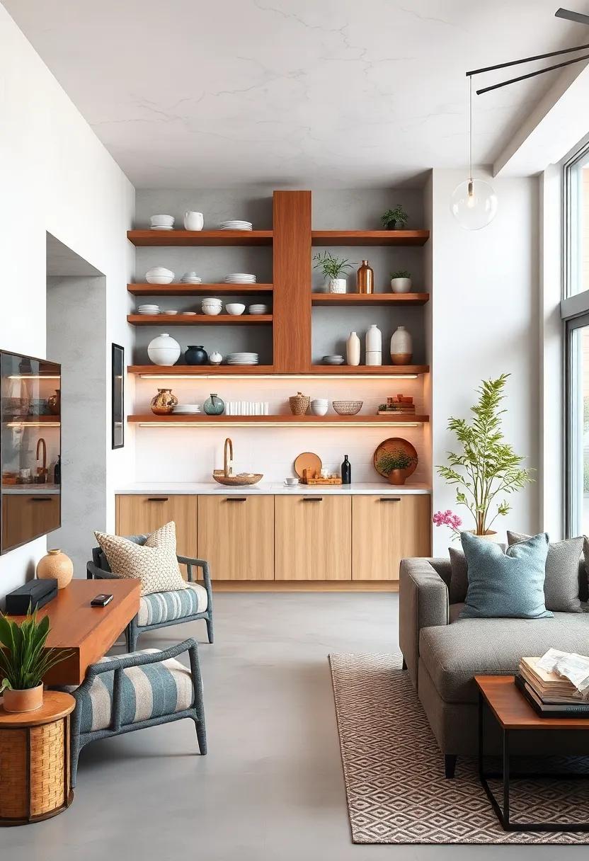 Incorporate Open shelving: Display your favorite dishes and‍ decor on open shelves to add personality to your kitchen and keep essentials accessible