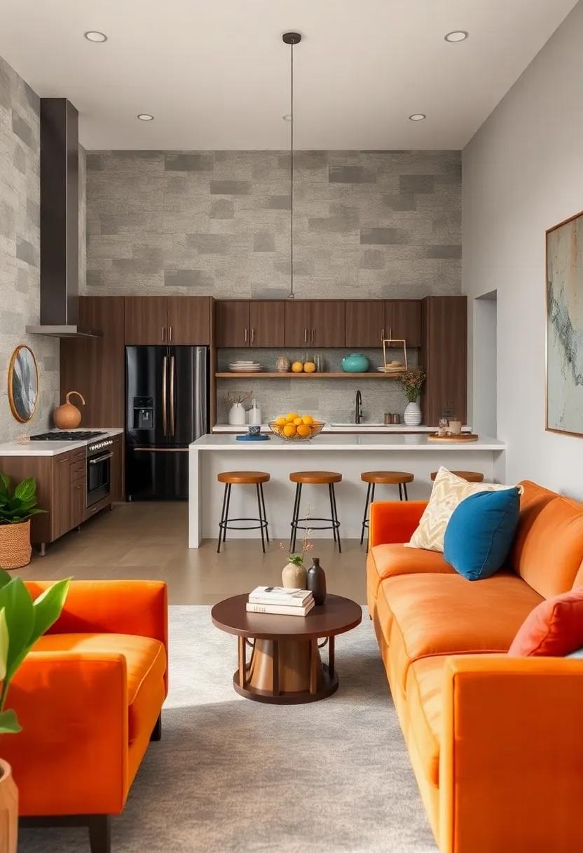 create a Cohesive Color Palette: Choose ‌a ​harmonious color scheme that flows seamlessly from the kitchen to the living area, enhancing the ⁣sense ⁣of space