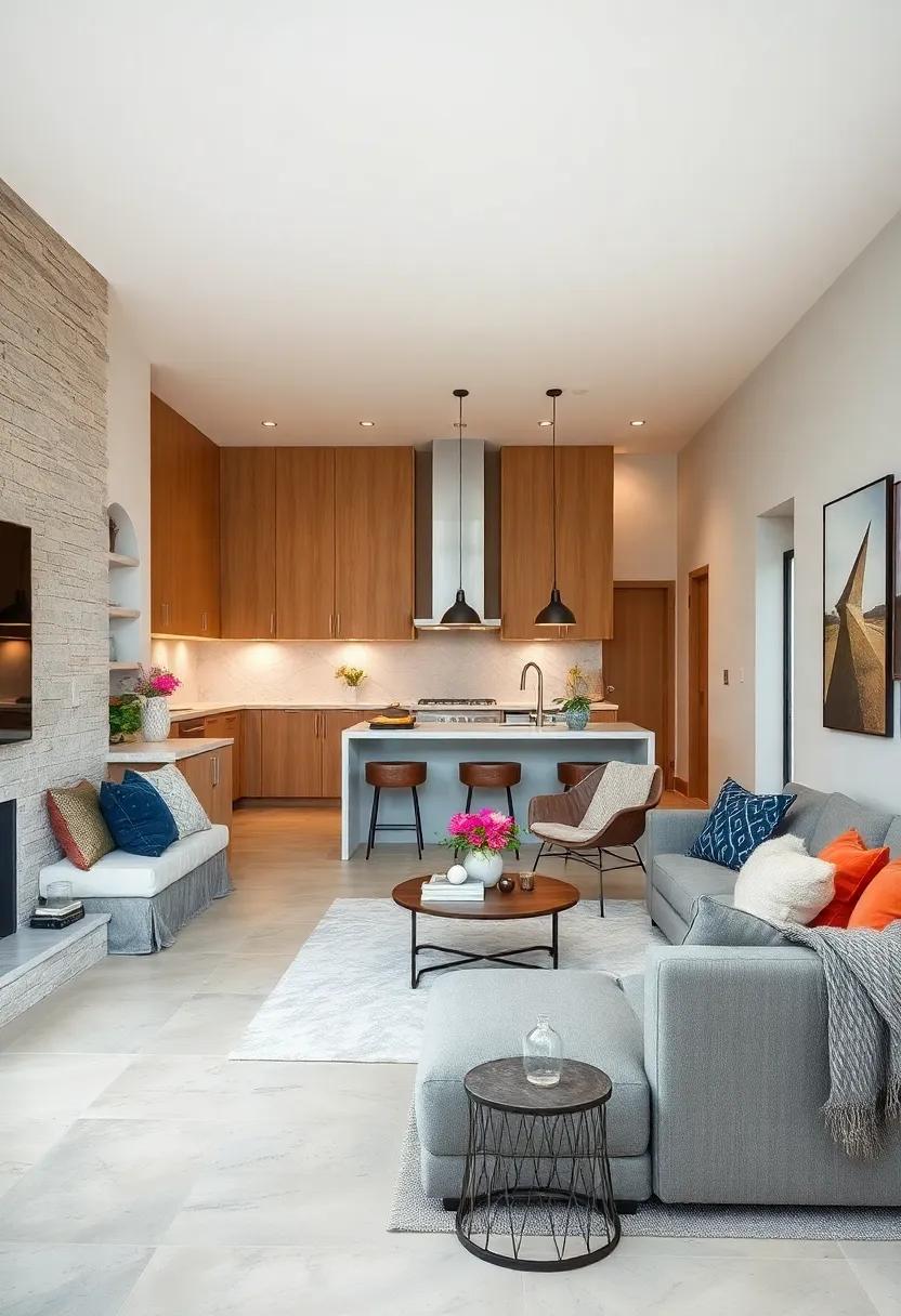 Consider Built-In Furniture: Explore built-in⁣ benches⁢ or side⁤ tables that blend seamlessly into your design for an uncluttered look