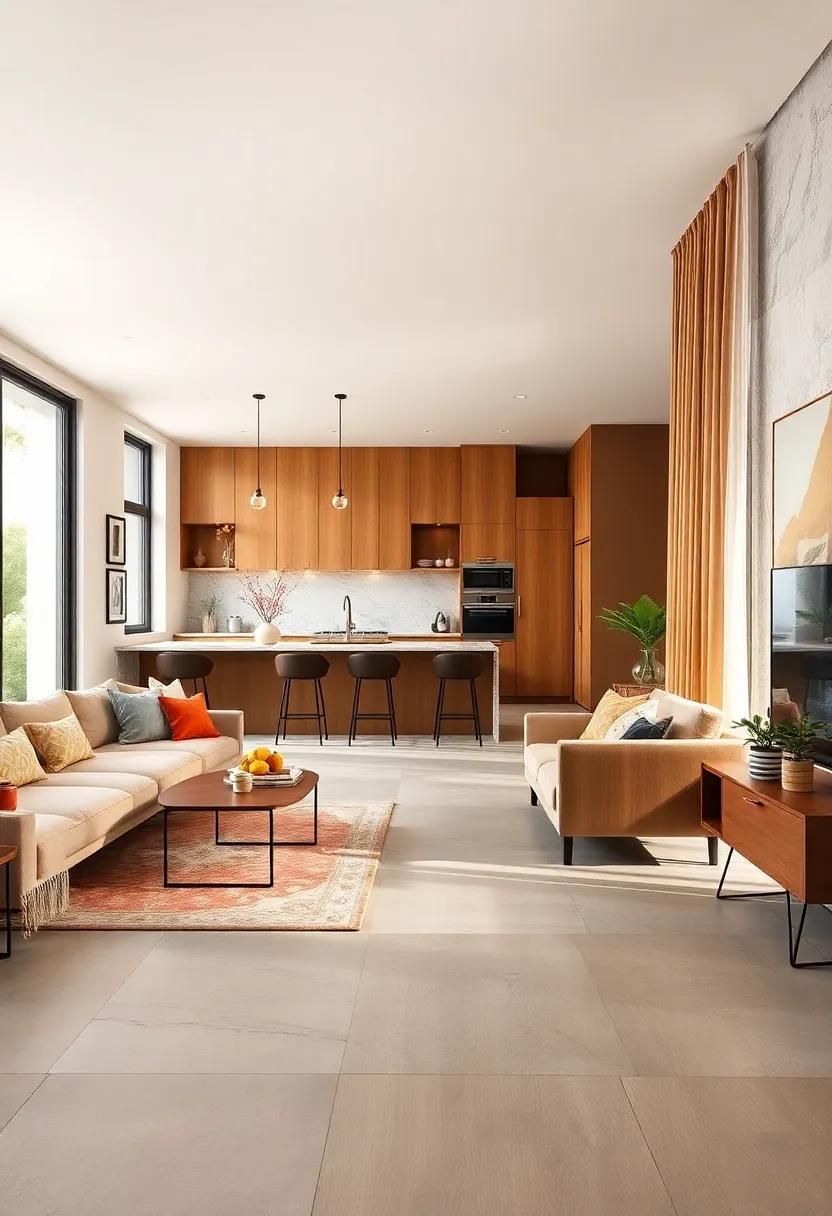 Employ a‌ Continuous Flooring Design: Choose the same flooring material for both areas to ⁣visually connect the spaces and create‍ flow