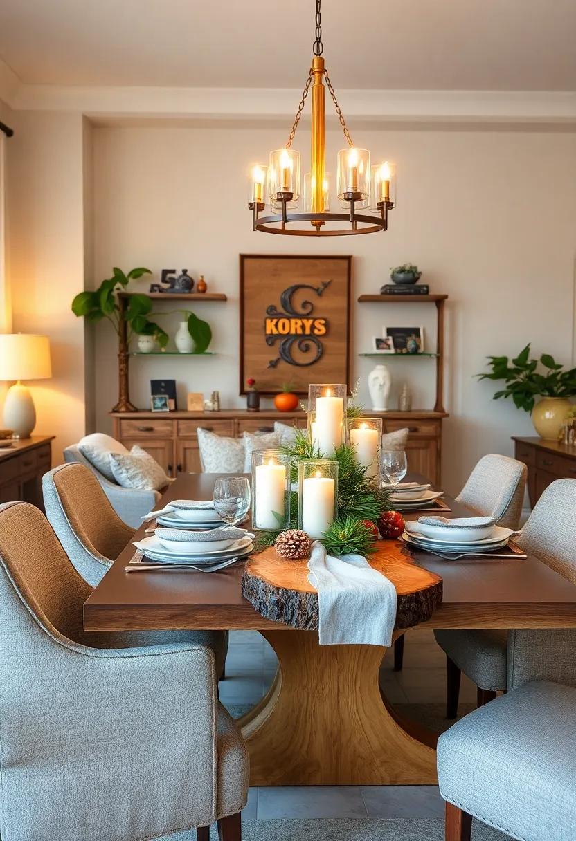 Rustic ​wood Centerpieces: A simple wooden ​board can ⁢become a stunning centerpiece when adorned with candles, greenery, or seasonal ⁣decor
