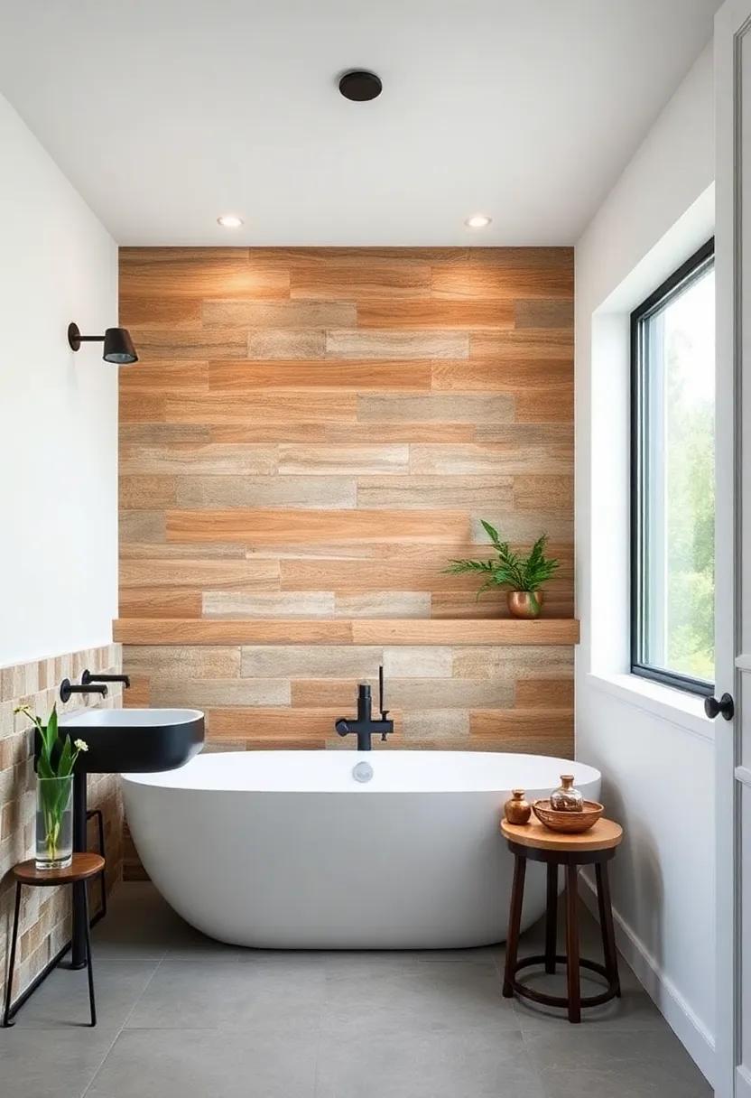Reclaimed ⁤Updates: Transform old barn⁢ wood‍ into stylish wall accents⁣ paired with modern matte black fixtures for a trendy twist
