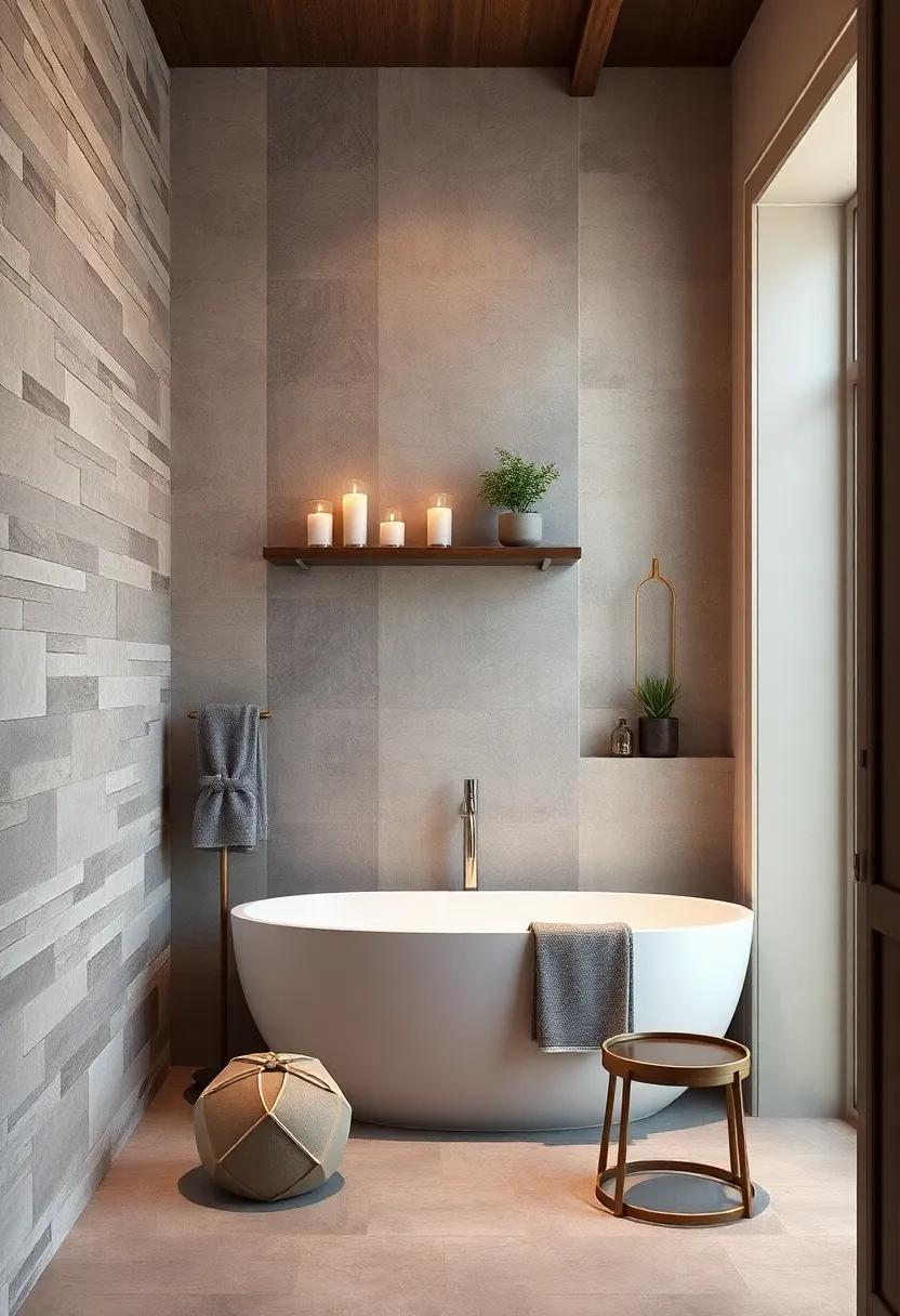 Artful‌ Recess: ⁣Design ​a recessed nook with⁣ traditional molding, filled with modern shelving for ‍displaying candles ‍and ⁤plants