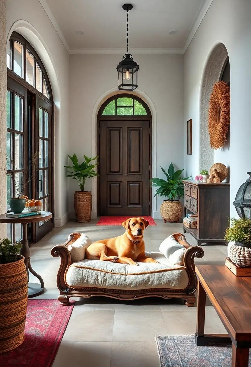 Antique Dog Bed: If you have a furry friend,⁤ add an antique dog‌ bed in the entryway, combining practicality with vintage charm to create a lovable atmosphere