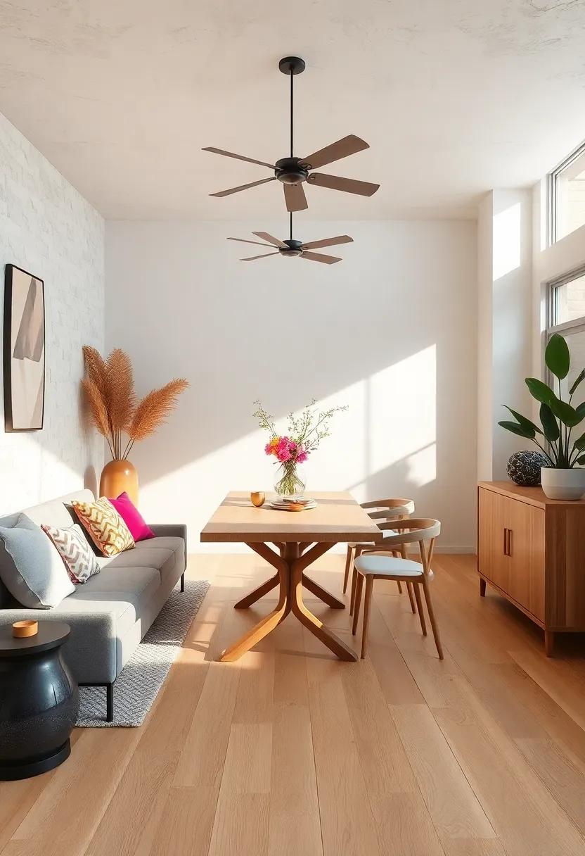 Embrace⁢ the Natural ​Glow: Light-colored wood ‌floors paired with minimalistic decor can create⁣ an ⁣airy dining⁢ atmosphere