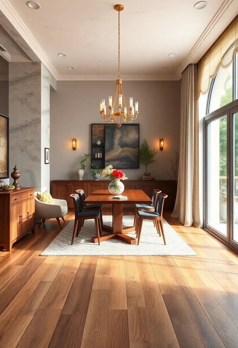 Vintage Elegance: Mercerized wood finishes can transform the flooring ⁣into ⁤a luxurious canvas,⁤ exuding sophistication