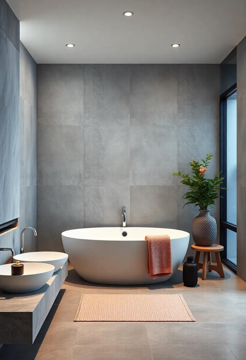 Design a Peaceful mindset: Meditate or practice‌ mindfulness ‌in your⁢ bathroom space while ⁤enjoying the aromas from your diffuser