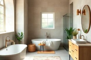 29 Charming Farmhouse Bathroom Rugs to Elevate Your Rustic Retreat