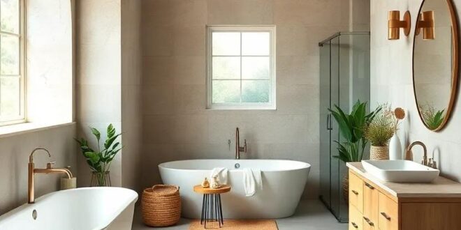 29 Charming Farmhouse Bathroom Rugs to Elevate Your Rustic Retreat