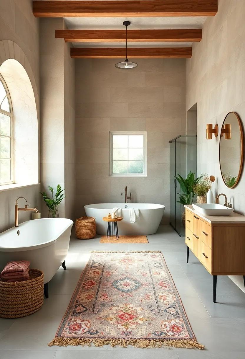 29 Charming Farmhouse Bathroom Rugs to Elevate Your Rustic Retreat