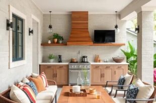25 Essential Features and Ideas for Your Perfect Outdoor Kitchen Bench