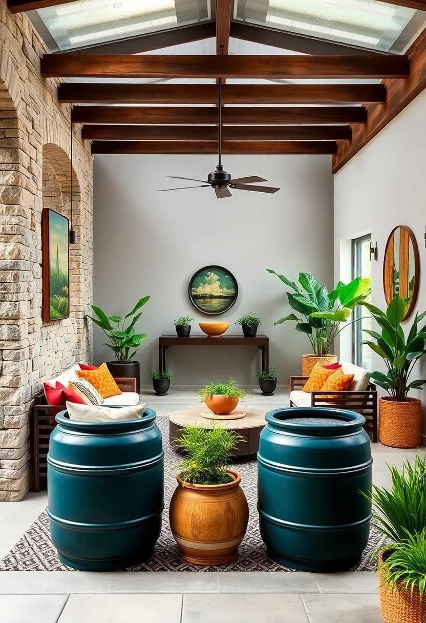 25 Inspiring Ways to Create Sustainable Outdoor Spaces with Rain Barrels