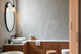 25 Stunning Scandinavian Bathrooms with Custom Cabinetry for a Chic Retreat