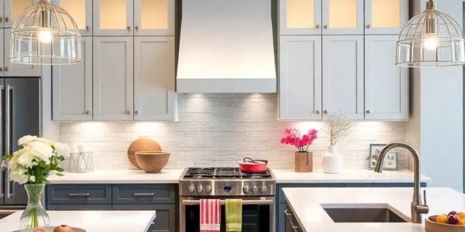25 Inspiring Ideas for Gray Kitchen Cabinets Paired with White Quartz Countertops