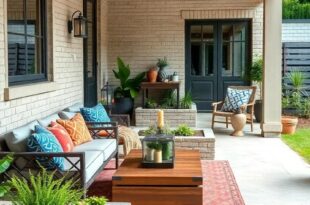 24 Creative Patio Ideas to Harmoniously Integrate Garden Beds into Your Outdoor Space