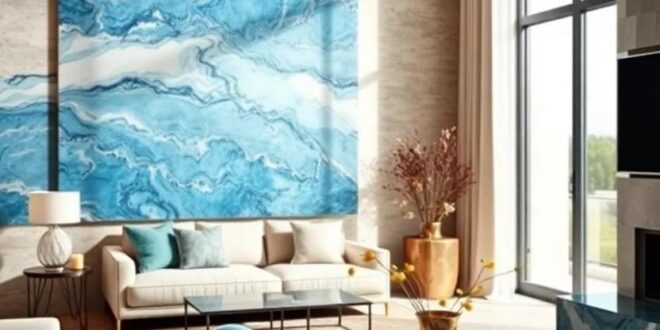 24 Striking Luxury Blue Marble Home Accents to Elevate Your Living Space