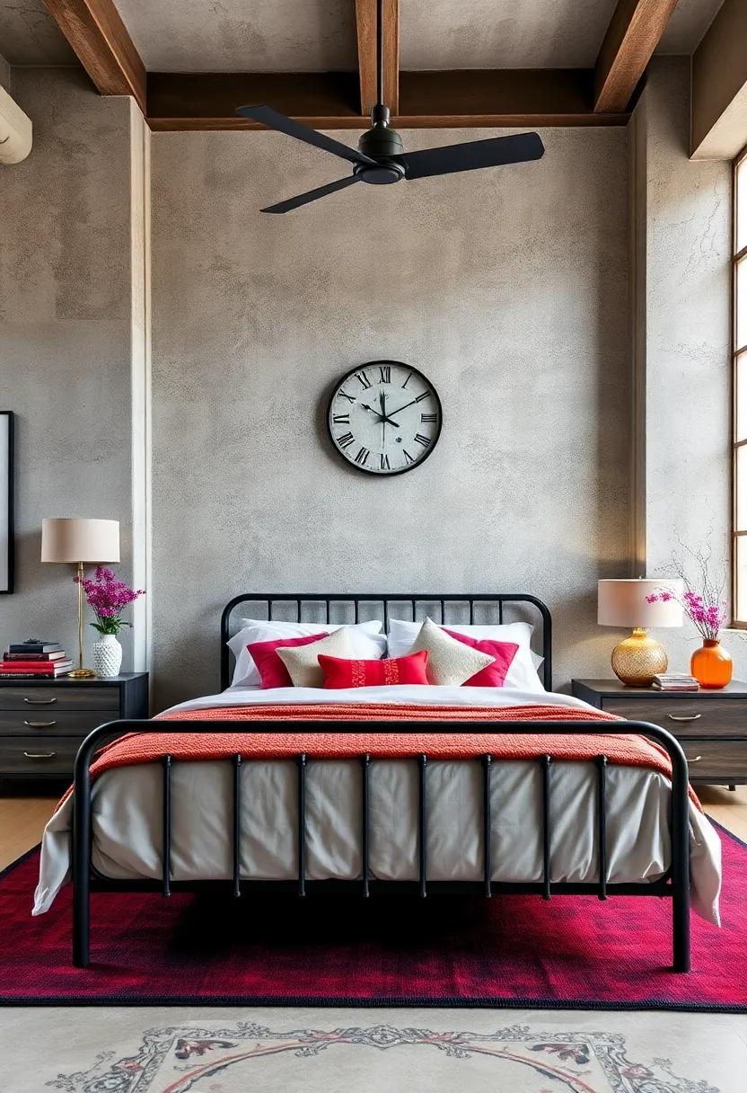 Chic Industrial Set: Infuse ⁣your space with edgy sophistication using this affordable industrial-style bedroom set,⁤ featuring a metal bed⁢ frame and complementary ⁢accessories that make⁣ a bold ‌statement