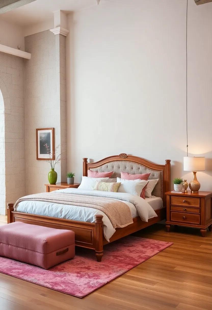 The Classic Charm‌ Set: Embrace timeless⁣ elegance ​with this ‌wooden ⁣bedroom ⁤set that features a beautifully‍ crafted ⁣bed frame and‍ matching nightstands, perfect for creating ⁣a cozy and inviting atmosphere