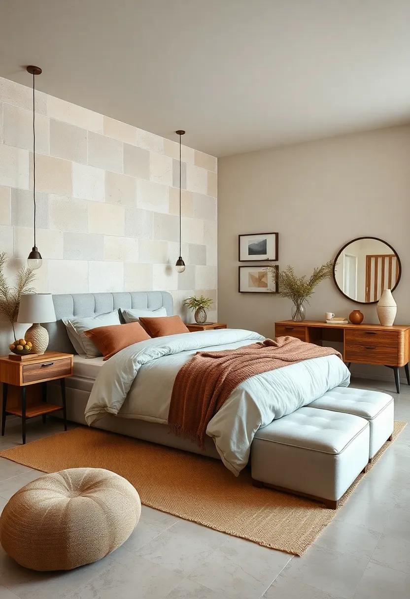 Earthy Tones Suite: Celebrate nature with a furniture set featuring earthy ‍colors ‌and natural materials, ideal for‍ creating a⁤ grounding and welcoming bedroom space