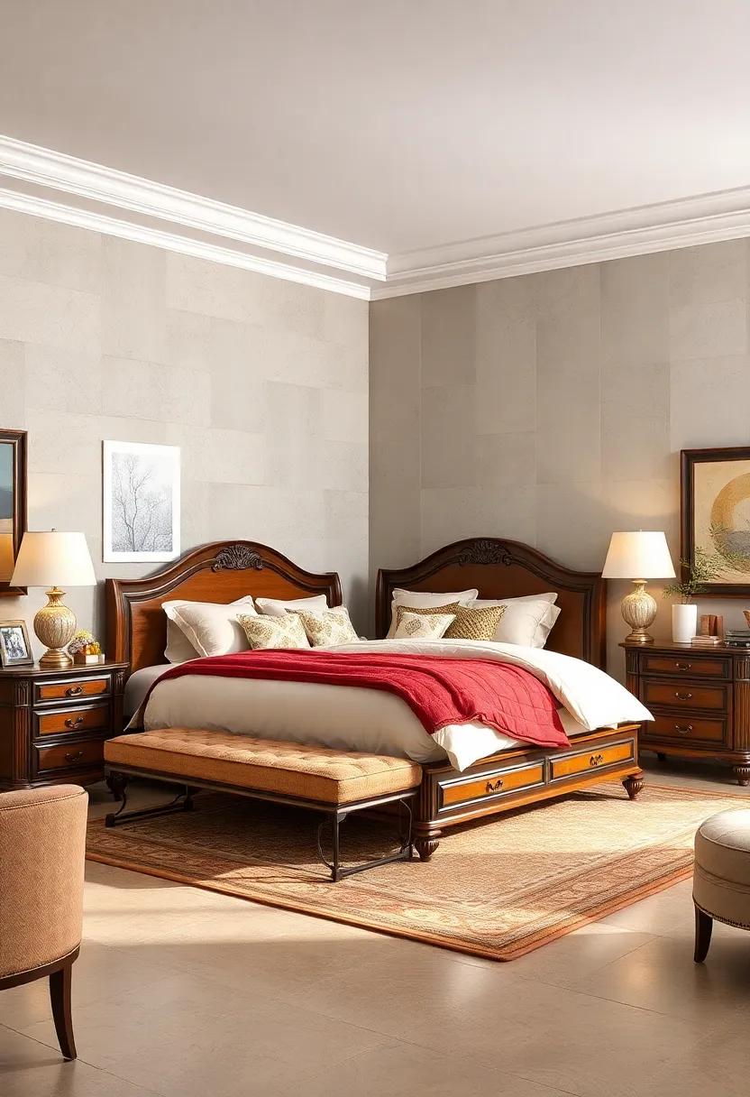 Traditional Elegance Collection: Channel opulence ⁤with this​ traditional-style set, featuring rich woods and ​intricate ⁣carvings that add an ⁣air of ⁢sophistication without exceeding ⁣your budget