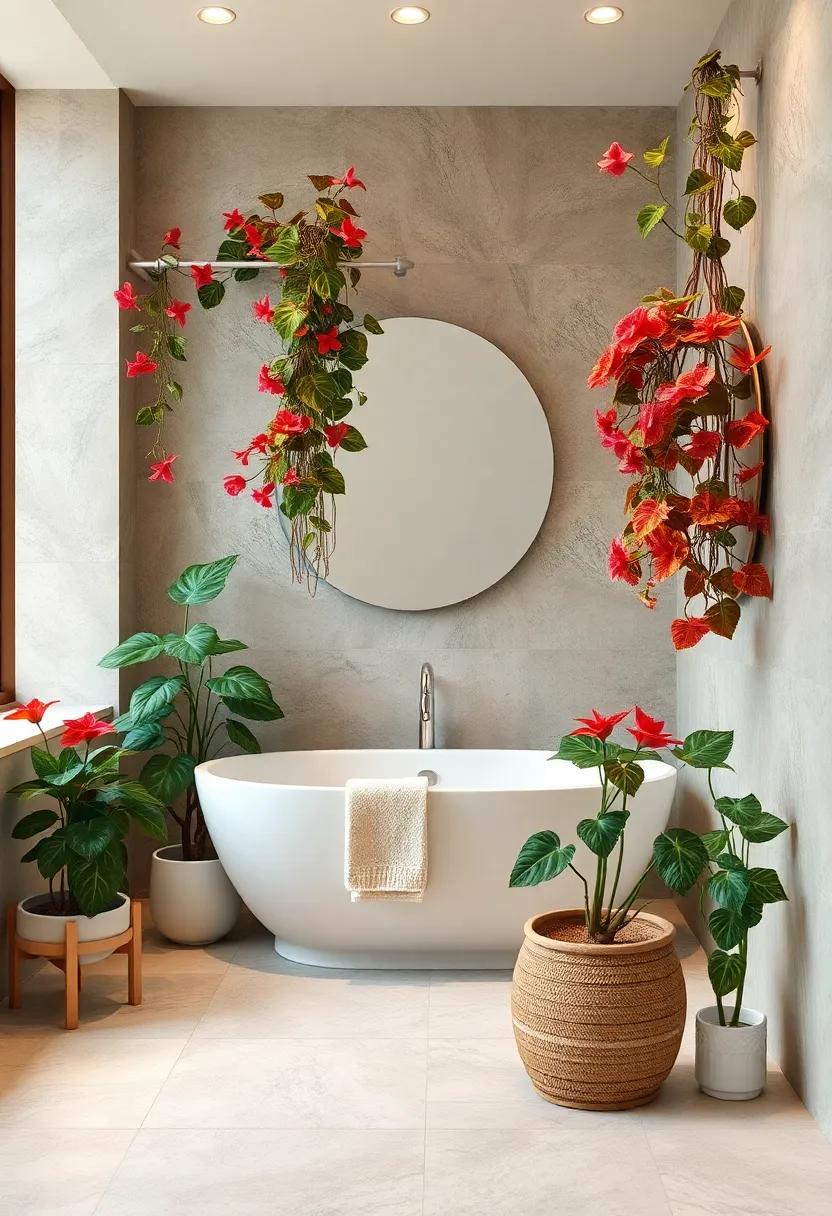 Begonia:​ With stunning leaf patterns and colors, ​Begonias add visual interest⁣ and thrive in the ‌bathroom’s‍ humid⁤ atmosphere