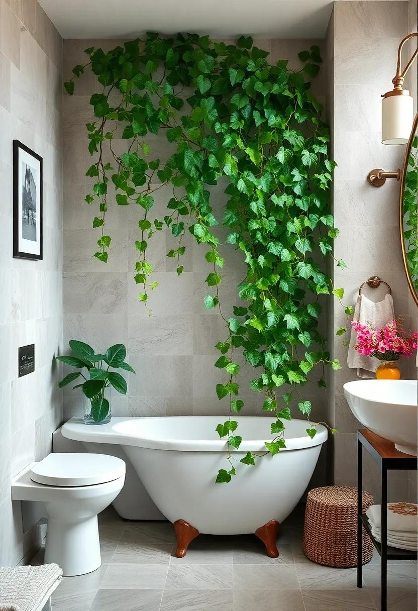 Grape Ivy: ​This charming vine cascades ‌beautifully, and‌ it⁣ thrives in high humidity, making it a perfect choice for a⁤ bathroom planter