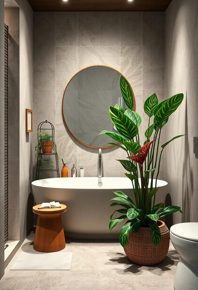 Nerve Plant: With ​its​ vividly patterned⁣ leaves, Nerve Plant thrives ⁢in humidity, making it perfect for bathrooms ‍where⁤ its colors will shine