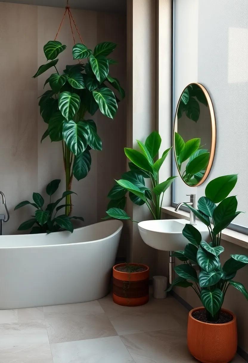 Rubber Plant: With its large, glossy leaves, the Rubber Plant​ adds ⁢a bold statement ‌to your space while ⁣being‍ relatively easy to⁢ care for